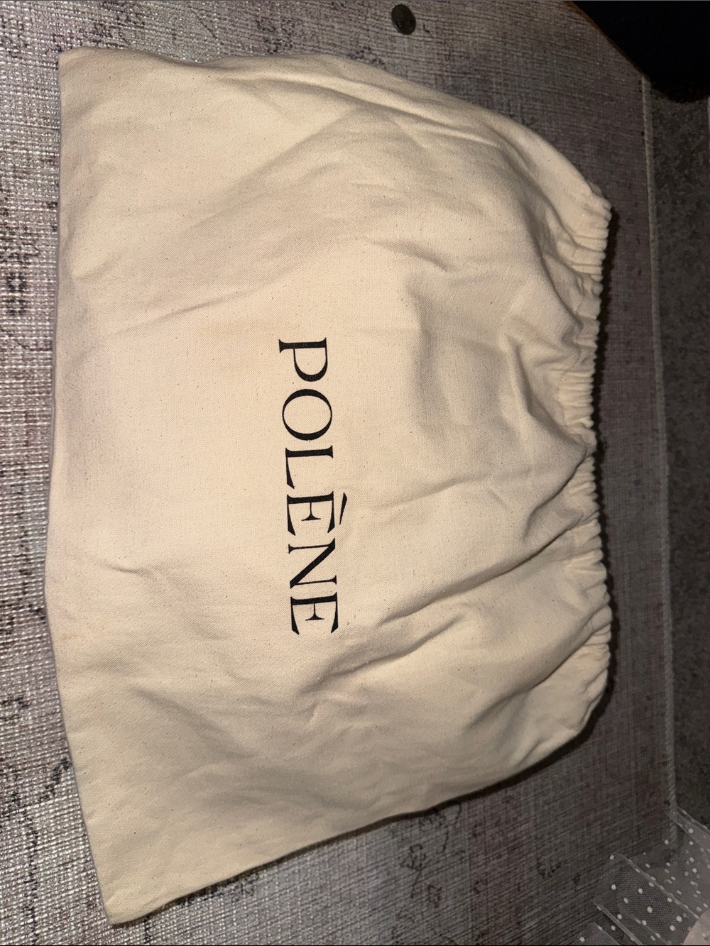 POLENE CYME TEXTURED EBONY BAG - Picture 13 of 17